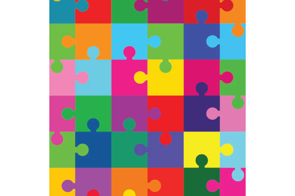 Download Puzzle Pattern, Puzzle Digital Paper - Premium Resources