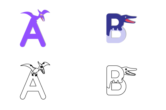 Download Dinosaur Alphabet - Dino Collection