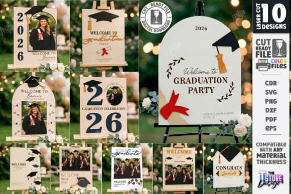Download Graduation Welcome Sign Laser Cut Bundle - Welcome sign laser cut Collection
