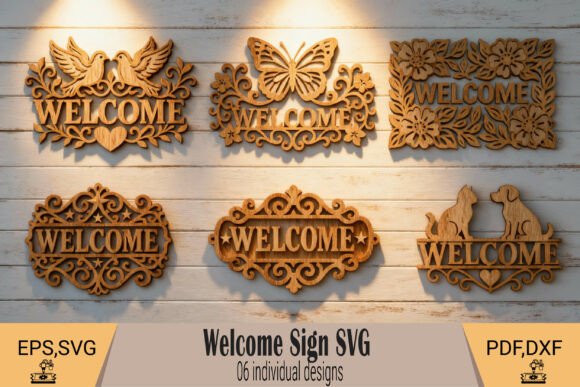Download Welcome Sign Laser Cut SVG - Welcome sign laser cut Collection