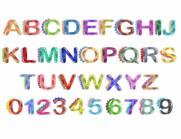 Download Dinosaur Alphabet Letter and Number - Dino Collection