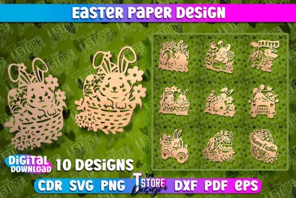 Download Easter Paper Design | Easter Decor - Paper design Collection