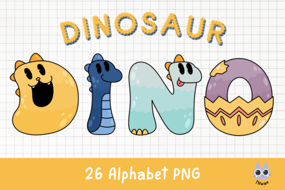 Download Dinosaur Alphabet Letter Font Clipart - Dino Collection